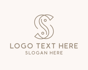 Elegant Minimal Letter S  logo