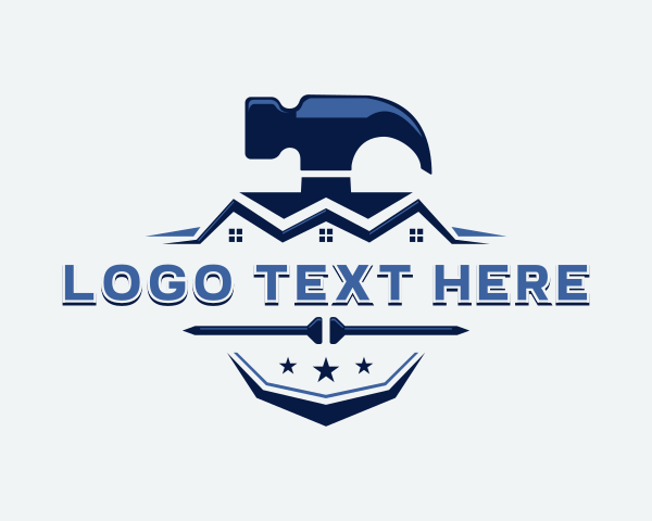 Carpentry Tool logo example 1