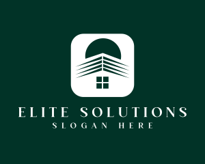 House Roofing Property logo design