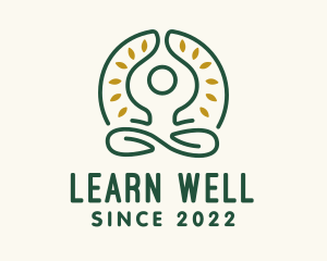 Yoga Studio Wellness  logo design