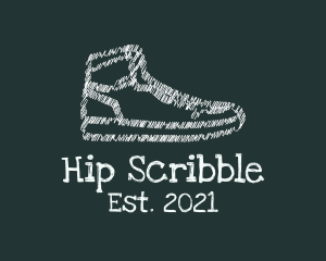 Scribble Footwear Sneakers logo design