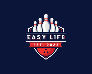 Bowling Pin Ball logo design