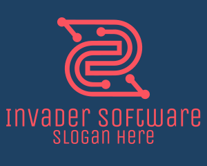 Software Program Circuit logo design