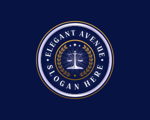 Legal Scale Judicial Logo