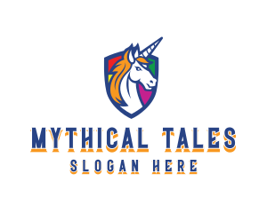 Unicorn Mythical Creature logo design