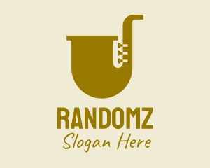 Simple Brass Saxophone   logo