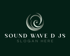 Ornamental Abstract Wave logo design