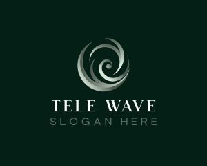 Ornamental Abstract Wave logo design