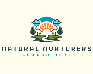 Sunrise Nature Park logo design