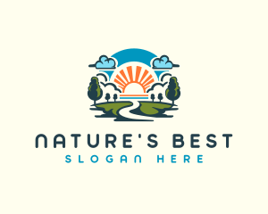 Sunrise Nature Park logo design