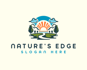 Sunrise Nature Park logo design