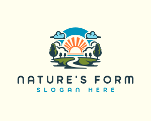 Sunrise Nature Park logo design