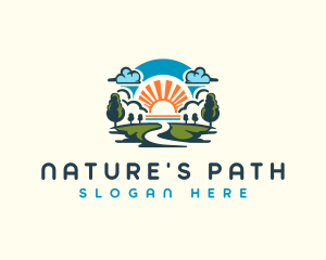 Sunrise Nature Park logo design