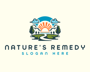 Sunrise Nature Park logo design