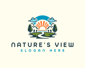 Sunrise Nature Park logo design