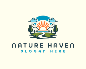 Sunrise Nature Park logo design