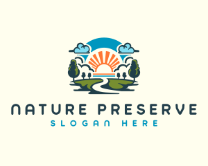 Sunrise Nature Park logo design