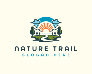 Sunrise Nature Park logo design