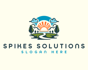 Sunrise Nature Park logo design