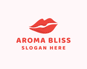 Lip Beauty Makeup logo design