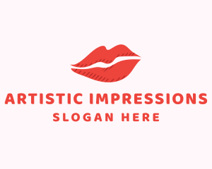 Lip Beauty Makeup logo design