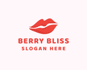 Lip Beauty Makeup logo design