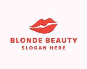 Lip Beauty Makeup logo design