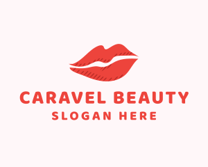 Lip Beauty Makeup logo design