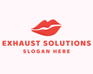 Lip Beauty Makeup logo design