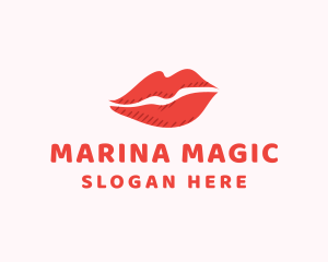 Lip Beauty Makeup logo design