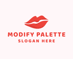 Lip Beauty Makeup logo design