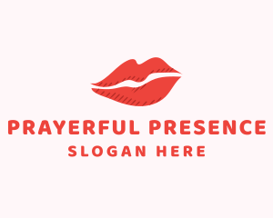 Lip Beauty Makeup logo design