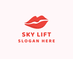 Lip Beauty Makeup logo design