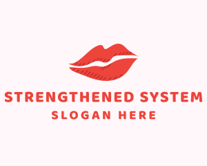 Lip Beauty Makeup logo design