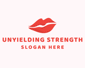 Lip Beauty Makeup logo design