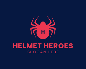 Spider Arachnid Hero logo design