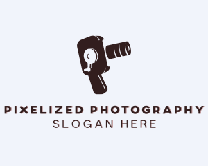 Videographer Camera Lens logo design