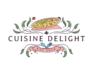 Restaurant Pizza Cuisine logo design