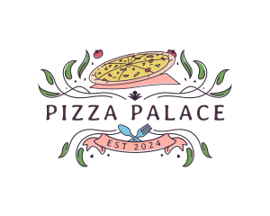 Restaurant Pizza Cuisine logo design