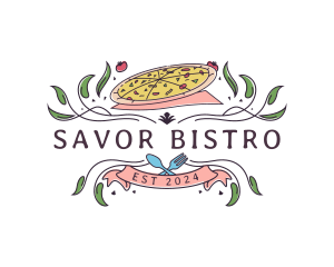 Restaurant Pizza Cuisine logo design