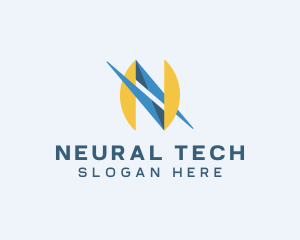 Tech Startup Letter N Business logo design