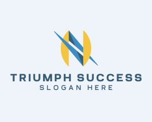 Tech Startup Letter N Business logo design