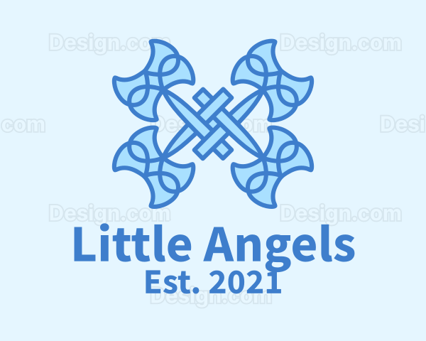 Battle Axe Symbol Logo