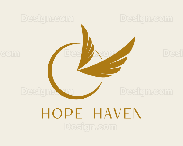 Golden Clock Wings Logo