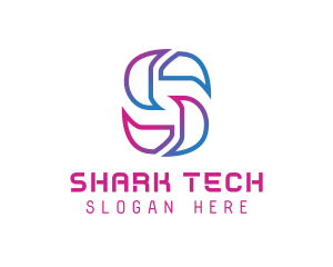 Creative Tech Letter S logo design