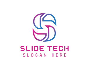 Creative Tech Letter S logo design