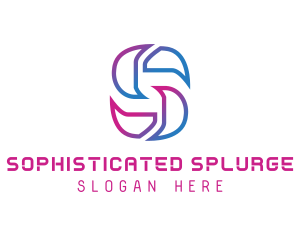 Creative Tech Letter S logo design