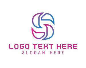 Creative Tech Letter S logo