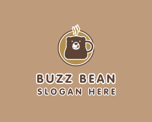 Bear Cafeteria Coffee  logo design