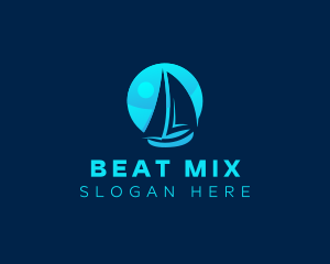 Sea Sail Boat Logo